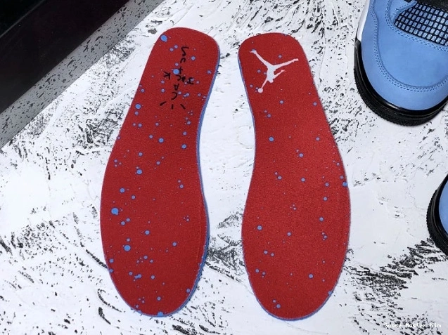 x Travis Scott Cactus Air 4 Jordan Jack 308497-406 0701